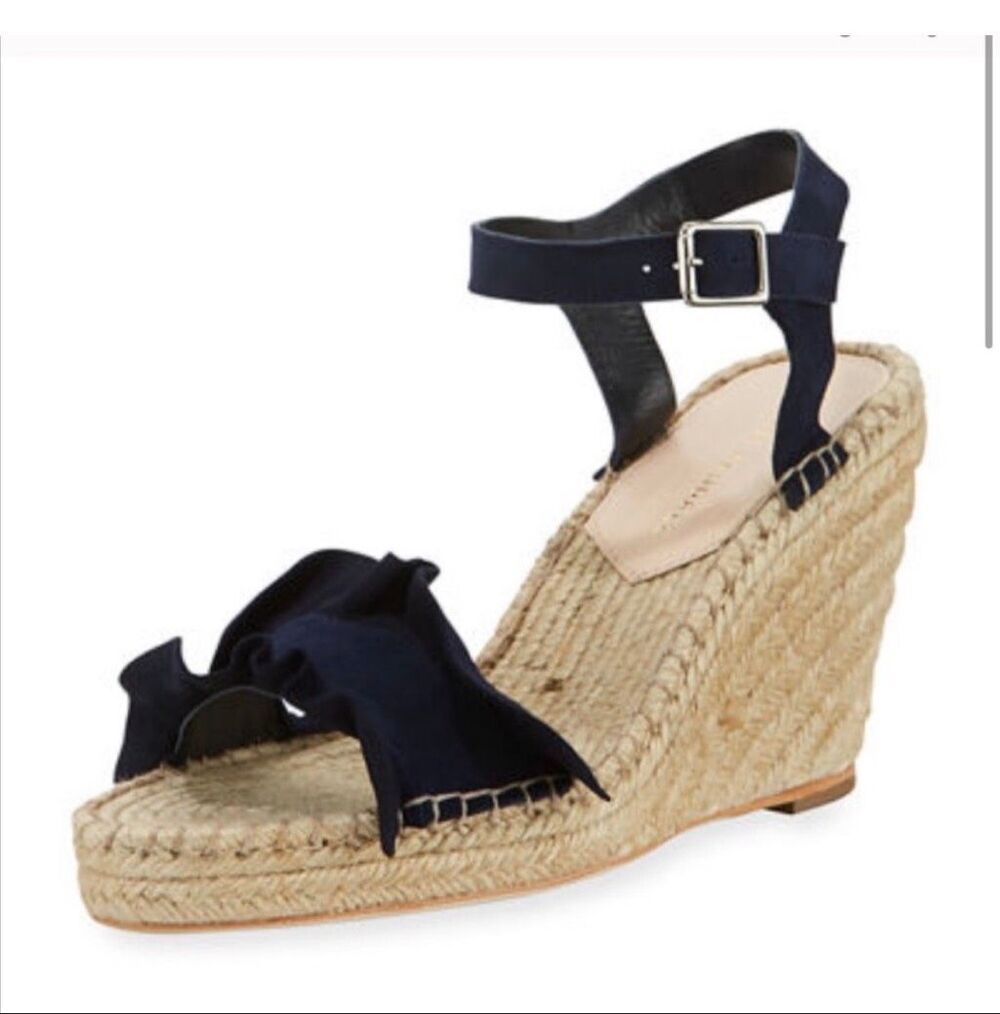 Loeffler Randall Wedge Espadrilles Size 10